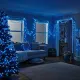 Гірлянда Нитка вулична 500 LED 50 м біла, синій