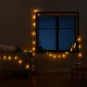 Гірлянда Нитка 50 LED 6 м чорна, жовтий