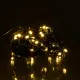 Гірлянда Нитка 50 LED 6 м чорна, жовтий