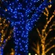 Гірлянда Нитка вулична 1000 LED 100 м чорна, синій