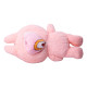 Дитяча м'яка іграшка Лабубу з пледом 54 см плюшева Рожева ТМ COLORFUL HOME LAB3P