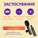 Мікрофон бездротовий петличний К9 Senxin 2шт в комплекті блютуз мікрофон