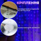 Розумна гірлянда Smart штора 400 LED 3*3 м з керуванням зі смартфона, мультиколор