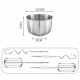 Міксер стаціонарний Sokany CX-6652 Stand Mixer міксер кухонний міксер